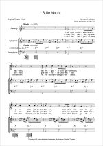 Notenblatt „Stille Nacht”